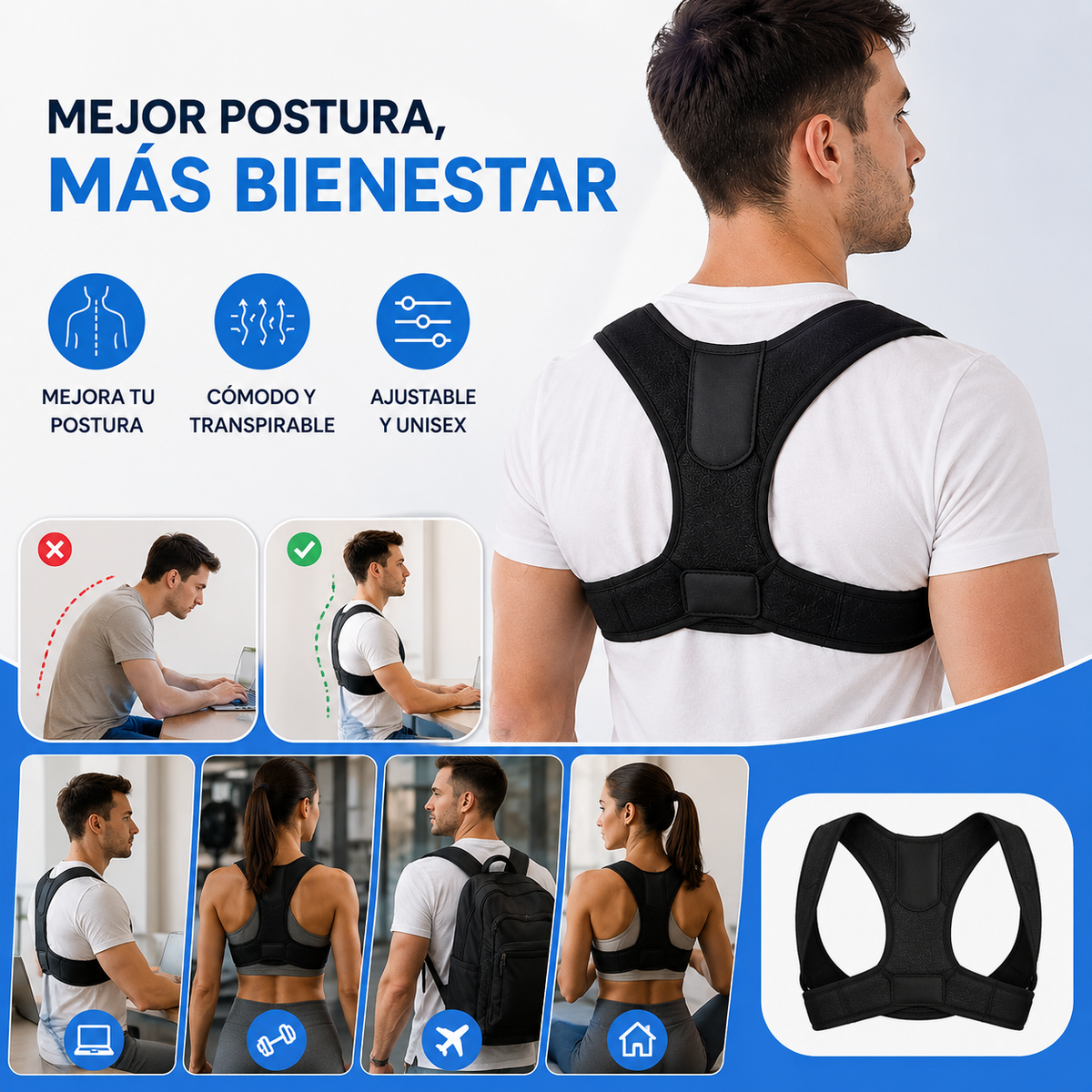 Corrector Postural Ajustable